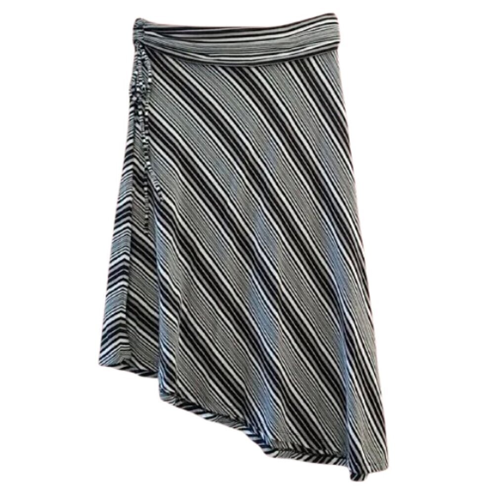 Women's M Patagonia Kamala Convertible Dress/Skirt Purple & White Chevron - Picture 8 of 11